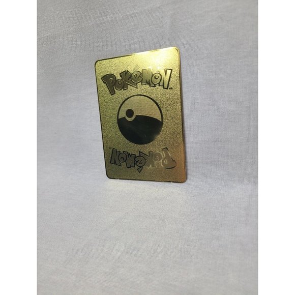 Squirtle I Choose You Love Heart Valentine Gold Metal Card- Brand new - Picture 4 of 4